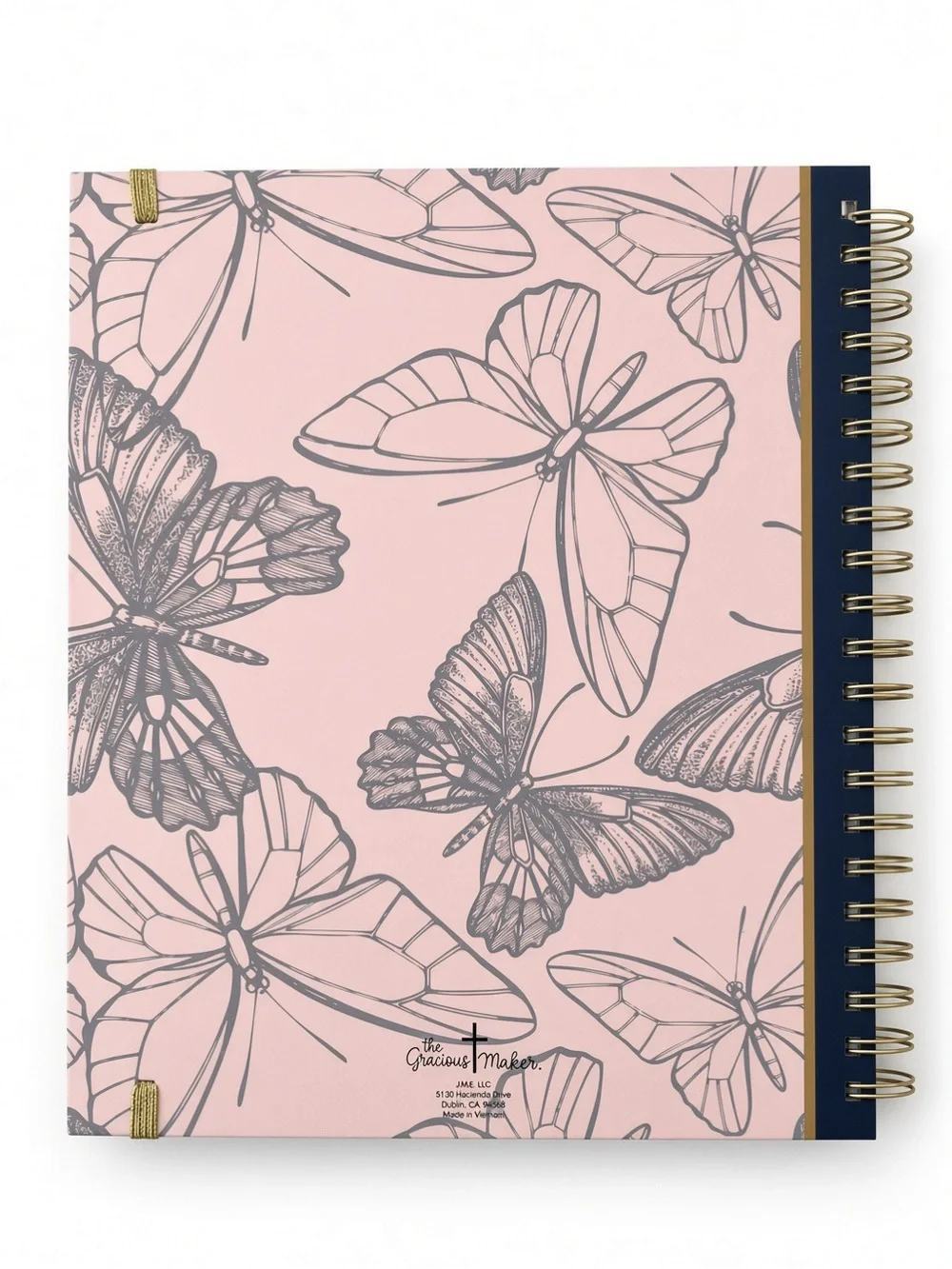 The Gracious Maker Prayers & Reflections 5 Subject Butterfly Journal Notebook